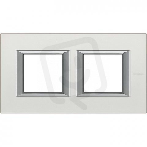 Legrand HA4802M2HSAN BTAX Rámeček2+2 HOR.STŘÍBRO MATNÉ