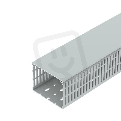 OBO HFVDK 80100 lgr Propojovací kanál LK4H bezhalogenový 80x100x2000 světle šedá