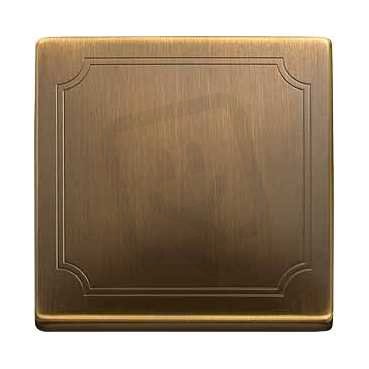 Schneider MTN412143 Kryt spínače, S-Design, antique brass