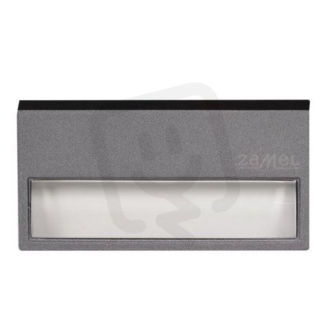 Zamel TYP 12-111-32 Světlo LED SONA, na omítku, 14Vss, IP44, GRAFIT, TEPLÁ BÍLÁ