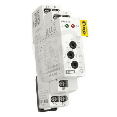 Hlídací napěťové relé, 3 fáze HRN-57N ELKO EP 8595188137249