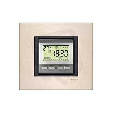 Schneider MGU68.002.7A2 Krycí rámeček Class jednonásobný, Apple aluminium