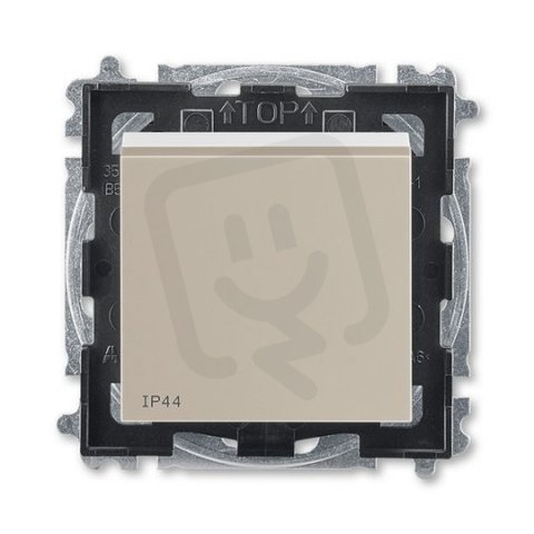 ABB Levit Přepínač střídavý s krytem řaz. 6 IP44 macchiato/bílá 3559H-A06940 18