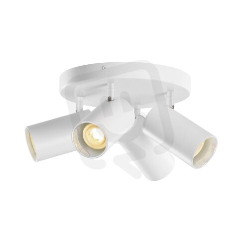 ASTO TUBE, stropní přisazené svítidlo, válcové, max. 4x 10 W, bílé SLV 1006430