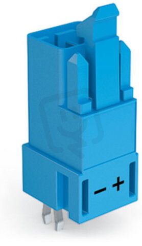 Konektor na desky plošných spojů rovné provedení 2pól. modrá WAGO 890-3112