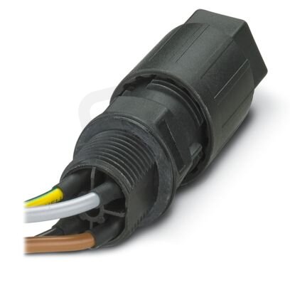 Stěnová průchodka QPD W3PE2,5 9-14M25 0,5 SP BK PHOENIX CONTACT 1206408