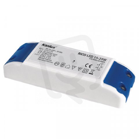 Kanlux 07301 RICO LED 15-24W(700mA,15-36V)-Elektronický proudový transformátor
