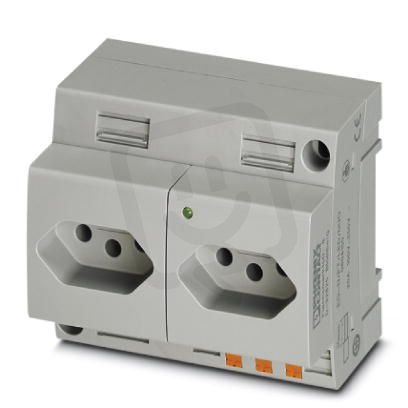 EO-N/PT/LED/DUO Dvojitá zásuvka 0804150