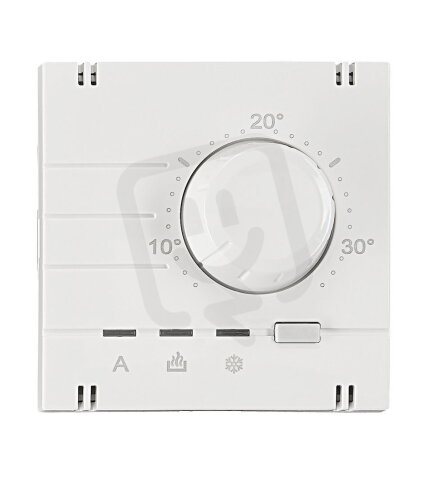 Kryt termostatu pro topení/chlazení, analogový, bílý SCHRACK EV103319--