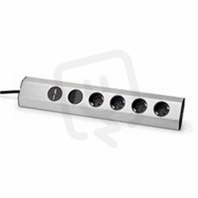 Bachman 923.007 CASIA 4xCEE7/3 Alu profile, Switch CEE7/7