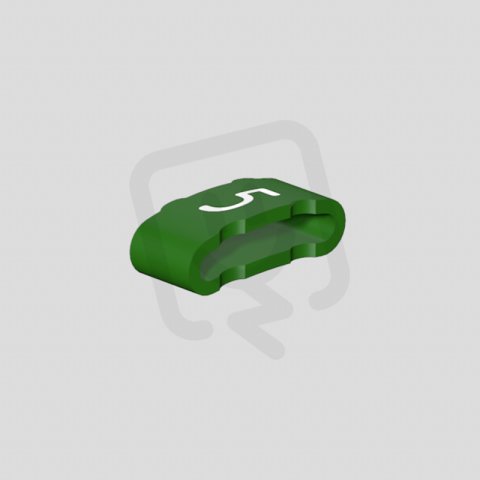 Značení vodičů CableLine CLI M 2-4 GN/WS 5 CD WEIDMÜLLER 1568301518