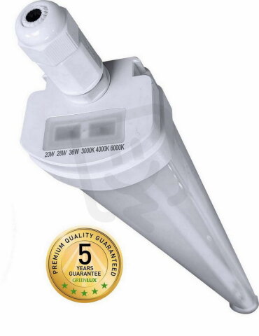 Svítidlo prachotěsné LED VOLITER 20/28/36W 3CCT ADJ GREENLUX GXWP385