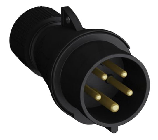 Vidlice 32A - 5p. IP44 6 h černá 432EP6B ABB 2CMA103593R1000