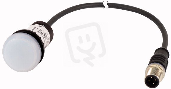 Eaton C22-L-W-24-P5 Kompaktní zapuštěná signálka, 24V AC/DC, bílá