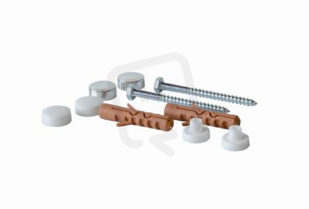 Souprava k upevnění WC 6x80mm H10 NY bílá/chrom KOŇAŘÍK 60168015