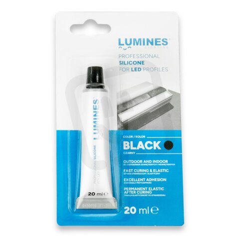 Silikon ACC-SILICONE BLACK TUBE 20ml GREENLUX GXLP2630