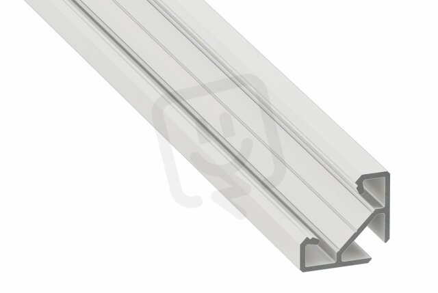 Rohový hliníkový profil AL-PROFIL AJAR WHITE LACQUERED 1M GREENLUX GXLP1100