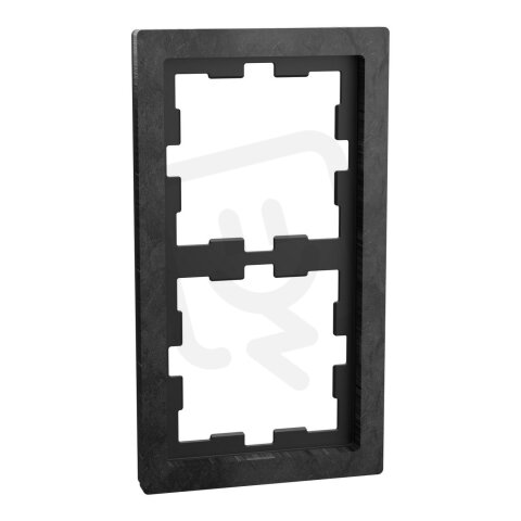 Rámeček Merten D-Life kámen, dvojnásobný, broušená břidlice, Kámen MEG4020-6547