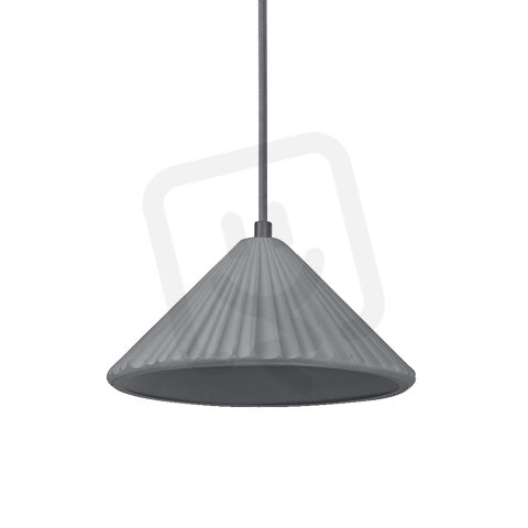 Decor Concrete Pyramid Pendant E27 Dark Grey OSRAM 4099854459184