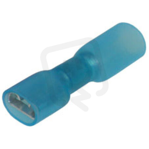 Objímka plochá se smršťovací bužírkou, průřez 1,5-2,5mm2/6,3x0,8mm OPCS 2,5-68