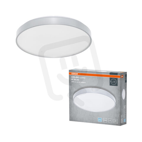 CEILING LUXO SILVER ? 38 cm 24W 6500K IP20 SILVER OSRAM 4099854652318