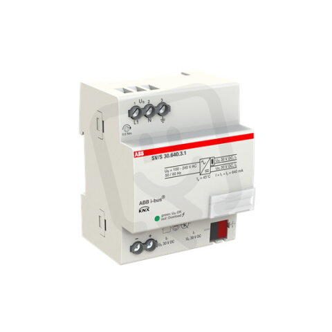 ABB KNX Řadový napájecí zdroj 640 mA SV/S30.640.3.1 2CDG110167R0011