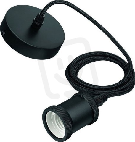 PHILIPS CORD/modern/E27/black 1CT EU