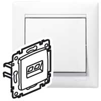 VALENA DATOVÁ ZÁSUVKA RJ11+RJ45 CAT.6 BÍLÁ LEGRAND 770080