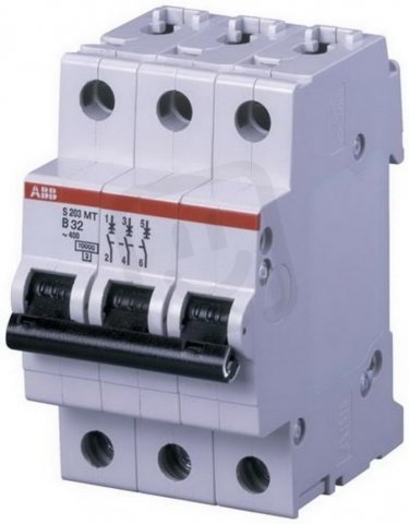 Jistič S203MT-B25 určen pro drážní aplikace In: 25 A char.B ABB 2CDS273006R0255