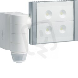 Bezdrátový venkovní detektor pohybu s LED reflektorem, IP55 quicklink, bílý