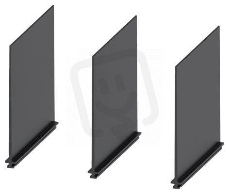 SIEMENS 3VW9724-0WA10 Izolační přepážky délka 100 mm, 6 ks, 4pól, pro 3VA27