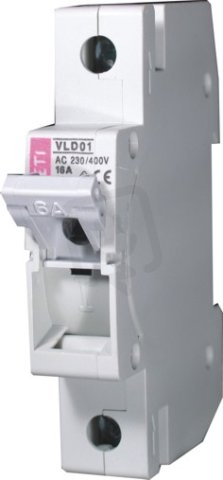 Pojistkový odpínač VLD01 16A 1p 16A 230/400V AC pro D01 ETI 002261003