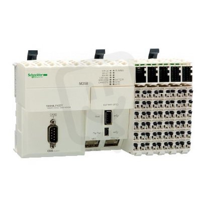 M258 Ethernet, CANopen, RS232/RS485, 42DI/DO    SCHNEIDER TM258LF42DT