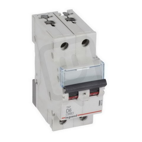 TX3 JISTIČ, 2 PÓLOVÝ, CHAR. D, 6A 6000A LEGRAND 403734