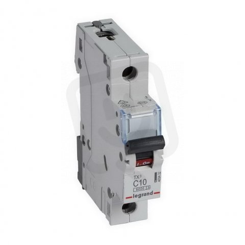 TX3 JISTIČ, 1 PÓLOVÝ, CHAR. C, 10A 6000A LEGRAND 403432