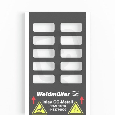 Vkládací štítky INLAY CC-M 10/30 WEIDMÜLLER 1483770000