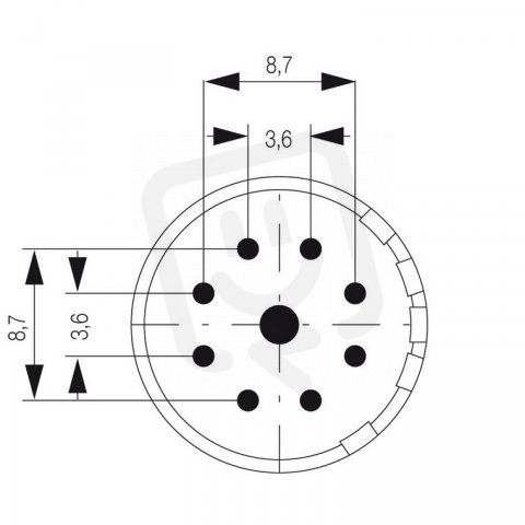kontakt SAI-M23-BE-9-F-G WEIDMÜLLER 1224740000