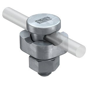 OBO 5001 DIN-FT Propojovací svorka pro kruhový vodič 8-10mm Ocel žár.zinek