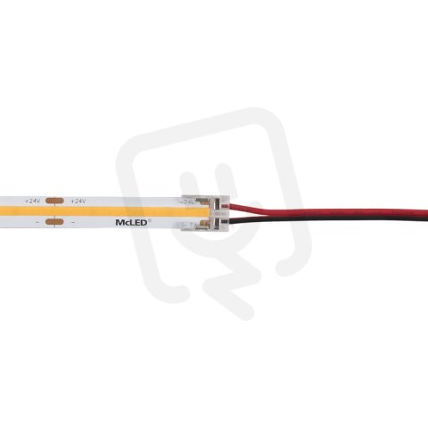 Připojovací konektor jednobarevných LED pásků 10 mm, 2 piny, délka 150 mm, 20AWG