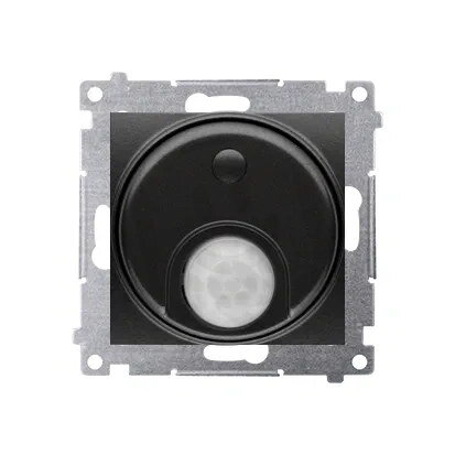 Spínač automatický s pohybovým senzorem, 20-500 W, černá matná DCR10T.01/49