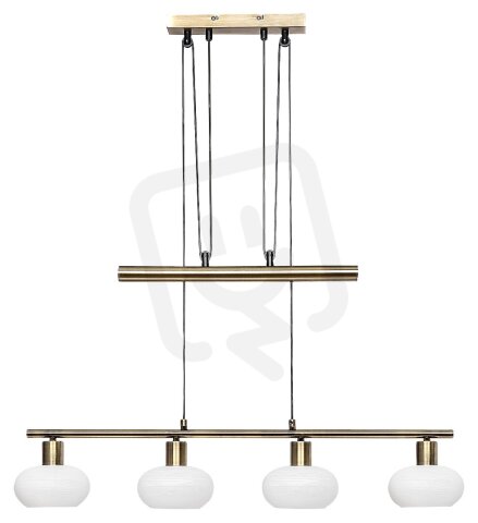 Sorina E14 4x 40W IP20 patinovaná mosaz RABALUX 3917