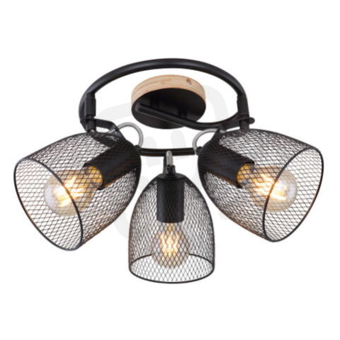 Stropní svítidlo JOSINA hnědá 3xE27, max. 60W 230V GLOBO 54034-3