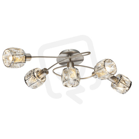 Stropní svítidlo KRIS nikl 5xE14, max. 40W 230V GLOBO 54356-5