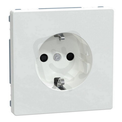 Zásuvka Merten D-Life 250V/16A SCHUKO clonky bezšroubová Lotus White