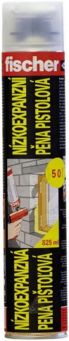 Montážní pěna B3 pistolová PUP 825 nízkoexpanzní 50 litrů FISCHER 525007