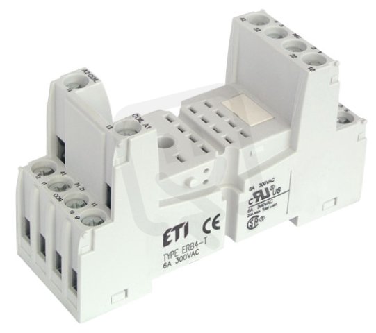 Patice RERB3-S, pro relé RERM3, montáž na DIN ETI 002473064