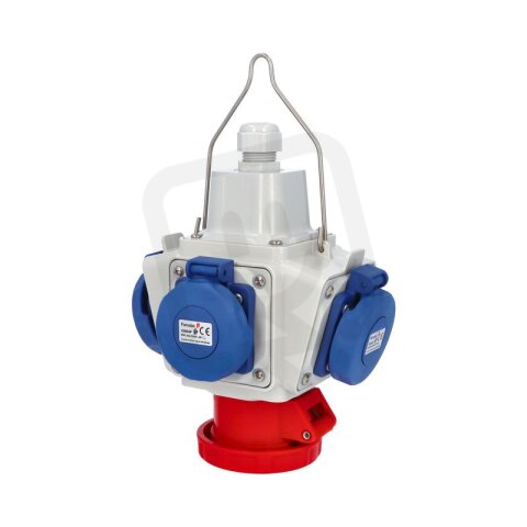 Zásuvkový závěsný box PowerBOX  IP65 3x230V, 1x400V/16/5 FAMATEL PB2006