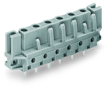 Pružinová svorkovnice THT rovná 7,5 mm šedá 9pól. WAGO 232-739/047-000