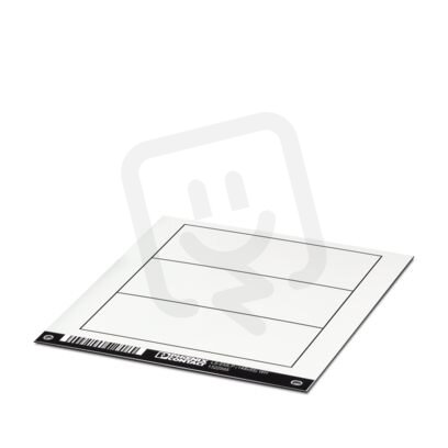 Popisky přístrojů LS-EMLP (148X55) WH PHOENIX CONTACT 1322595