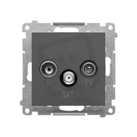 TASK.01/116 Zásuvka anténní R+TV+SAT kon
